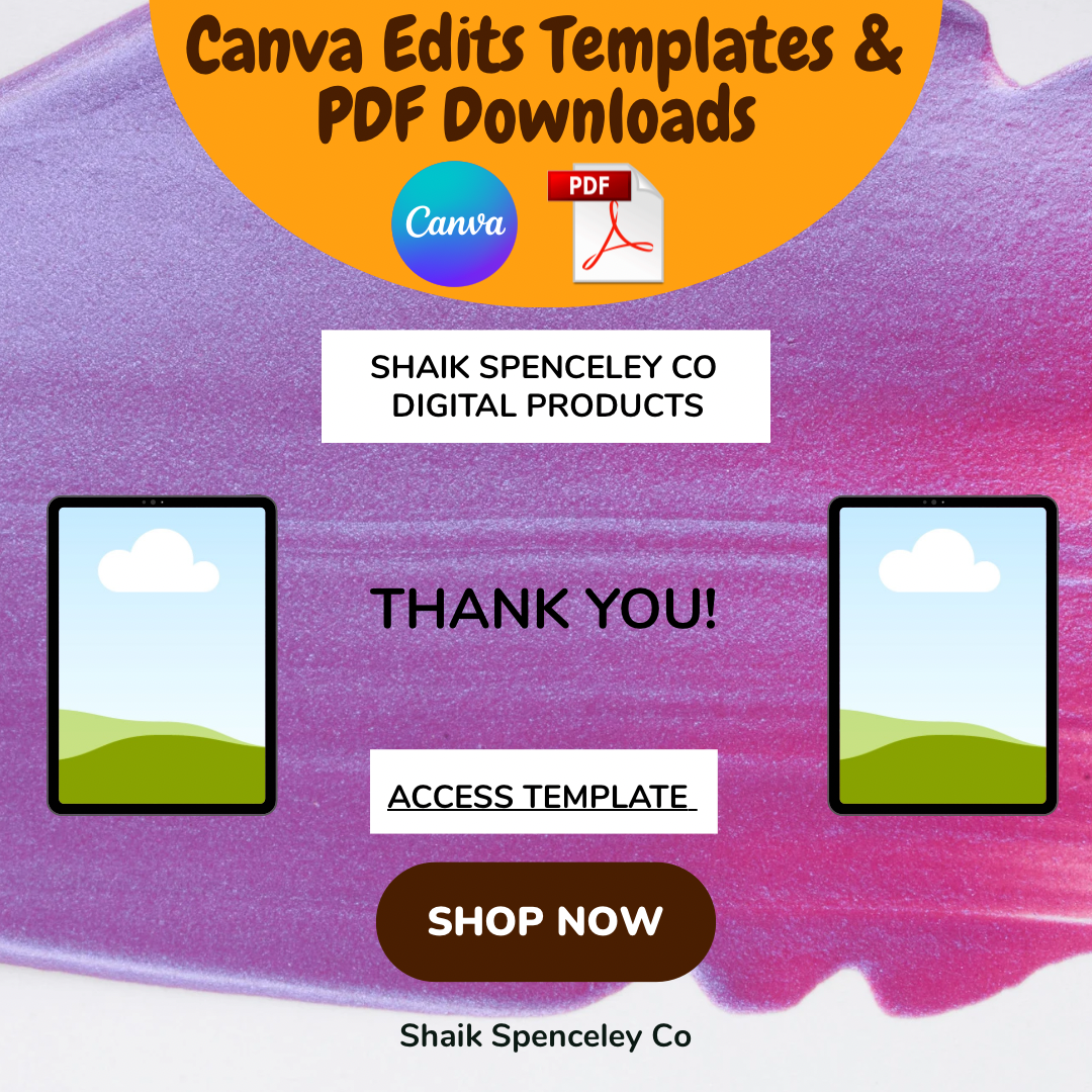 Canva Edits Templates & PDF Downloads